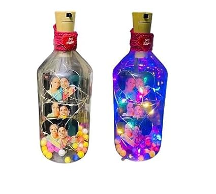 LED Bottle with Photo Inside