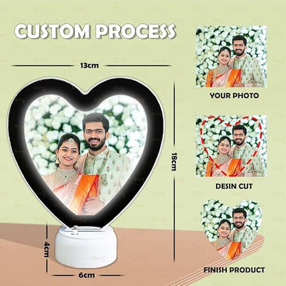 Personalized Photo Magic Mirror - Heart