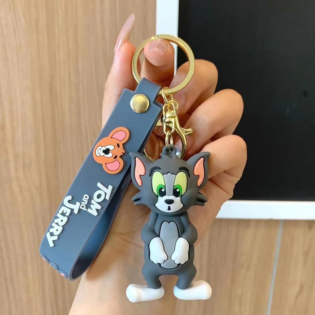 Tom & Jerry Silicon keychain