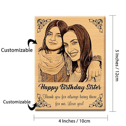 Personalized Wooden Engraving Plaque (5*4)In