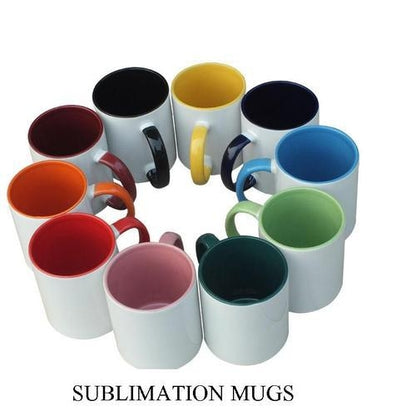 Personalized Inner Handle Colour Mugs